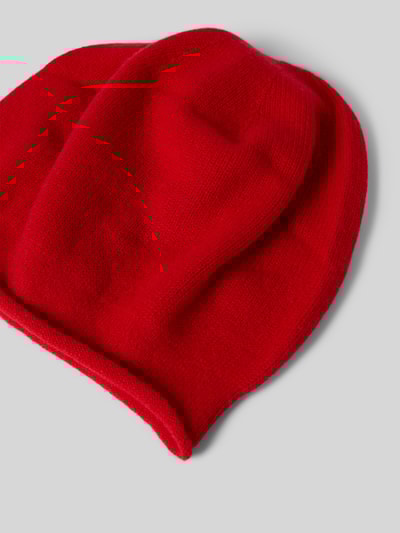 Seeberger Mütze aus reinem Kaschmir Rot 2