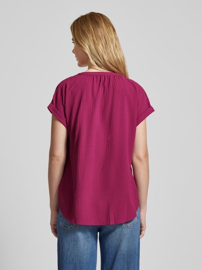 s.Oliver RED LABEL Bluse mit Strukturmuster Bordeaux 5