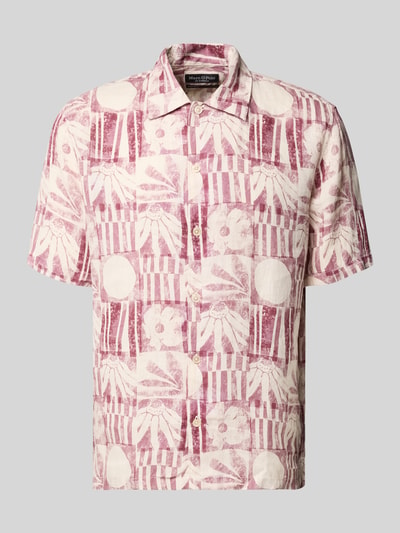 Marc O'Polo Relaxed Fit Freizeithemd aus reinem Leinen Hellrot 2