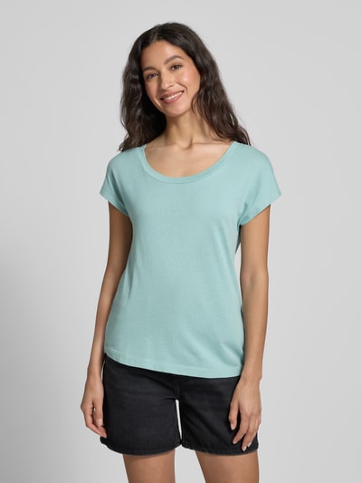 Marc O'Polo Regular Fit T-Shirt aus reiner Baumwolle Petrol 4