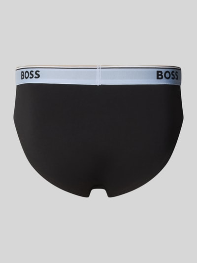 BOSS Figi z mieszanki bawełny model 'Power' Czarny 3