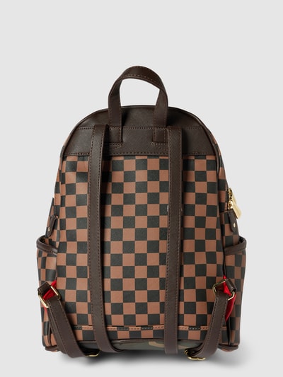 Sprayground Rucksack mit Allover-Muster Modell 'SIP WITH CAMO ACCENT' Mittelbraun 4