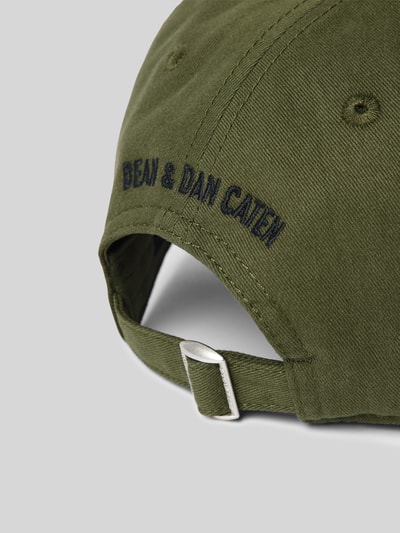 Dsquared2 Basecap mit Label-Stitching Oliv 4