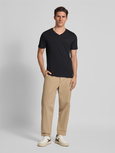 s.Oliver RED LABEL Regular Fit T-Shirt aus reiner Baumwolle Black 1