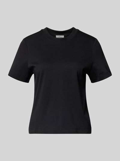 Produktfoto, Boxy Fit T-Shirt aus reiner Baumwolle von s.Oliver RED LABEL, Optik: Unifarben, Passform: Boxy-Fit, Rundhals, Kurzarm