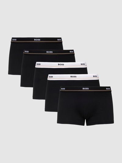 BOSS Boxershort met logo in band in een set van 5 stuks Zwart - 2