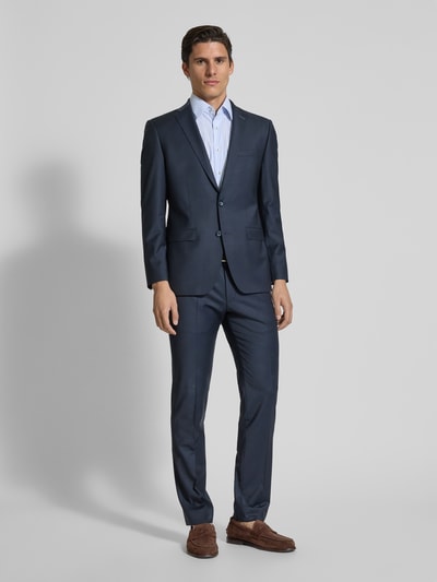 ETERNA Comfort Fit Kurzarmhemd mit Knopfleiste Bleu 1