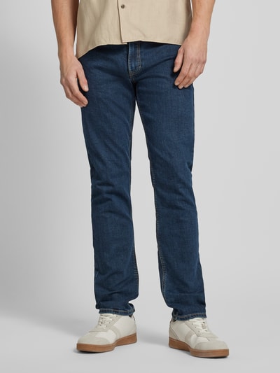 MAC Straight Fit Jeans im 5-Pocket-Design Modell 'ARNE' Dunkelblau 4