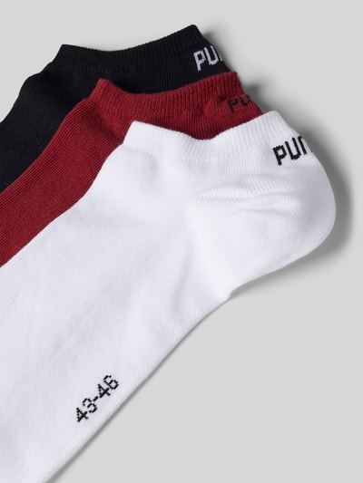 Puma Socken mit Label-Stitching im 3er-Pack Dunkelrot 2