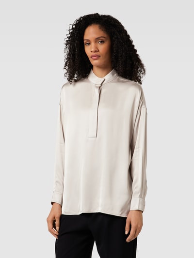 Esprit Blouse met opstaande kraag Beige - 4