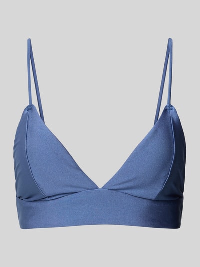 Barts Bikinitop met labelapplicatie, model 'Isla' Blauw - 1