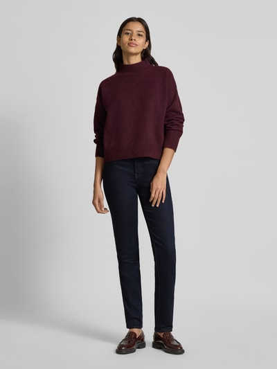 Brax Straight fit jeans met steekzakken, model 'CAROLA THERMO' Donkerblauw - 1