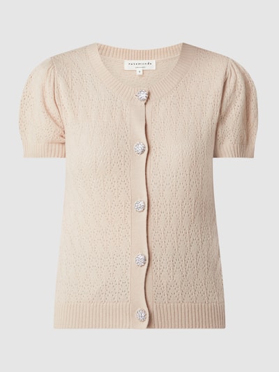 Rosemunde Cardigan aus Woll-Kaschmir-Mix Hellrosa 2