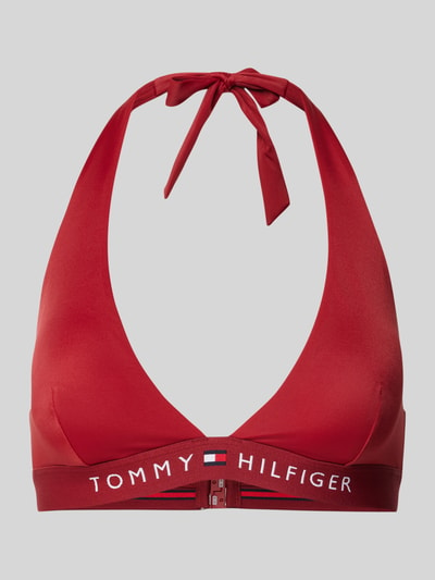 TOMMY HILFIGER Bikinitop met halter Donkerrood - 1