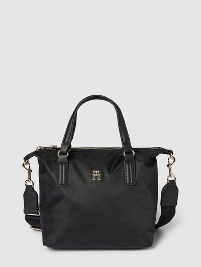 Tommy Hilfiger Tote Bag mit Label-Applikation Modell 'POPPY' Black 2