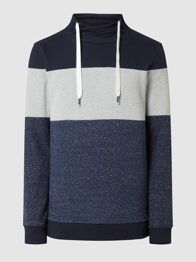 Tom Tailor Sweatshirt mit Tube Collar Mittelgrau 2