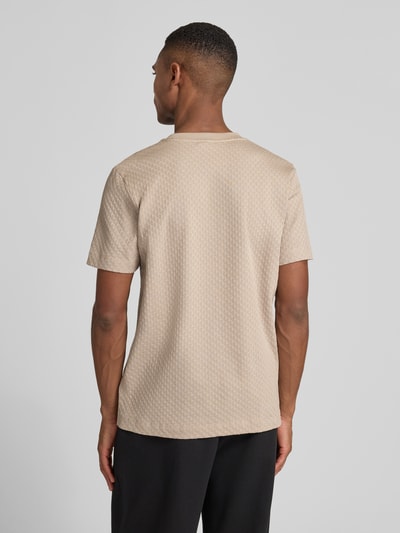 JOOP! COLLECTION T-Shirt mit geripptem Rundhalsausschnitt Sand 5