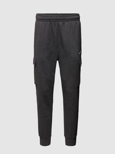 Nike Standard Fit Sweatpants mit Label-Stitching Anthrazit Melange 2