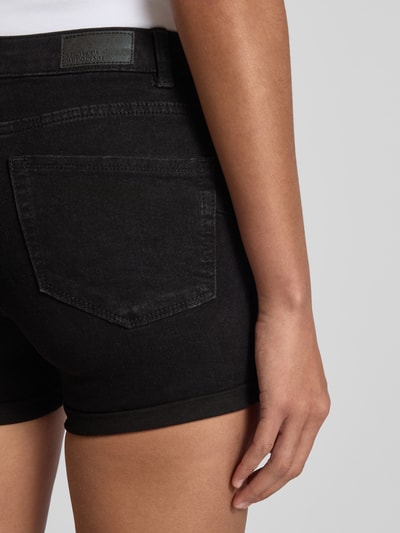Vero Moda Regular fit korte broek van katoenmix, model 'LUNA' Zwart - 3