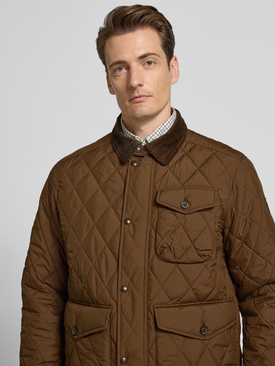 Polo Ralph Lauren Kurtka pikowana z wykładanym kołnierzem model ‘BEATON’ Średniobrązowy 3