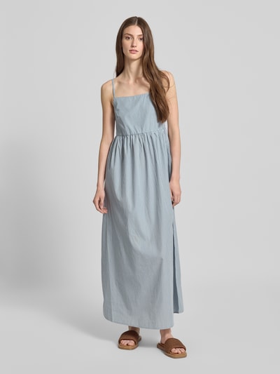 Pieces Vrijetijdsjurk in A-lijn van katoenmix, model 'FELINE' Lichtblauw - 4