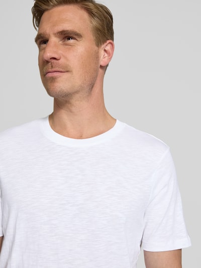 MCNEAL Regular Fit T-Shirt mit Rundhalsausschnitt Weiss 3