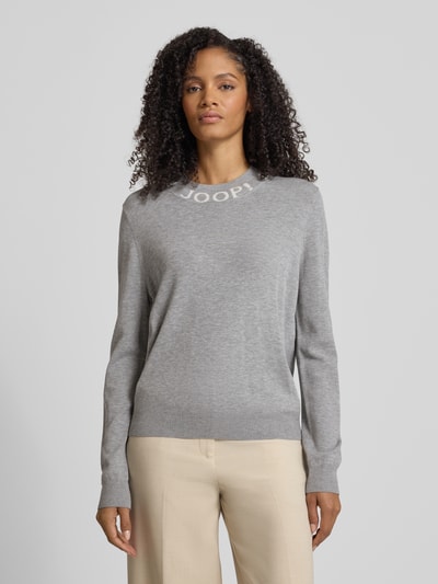 JOOP! Strickpullover aus Viskose-Mix Modell 'KENDI' Mittelgrau 4