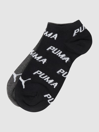 Puma Sneakersocken mit Logo-Muster im 2er-Pack  Black 1