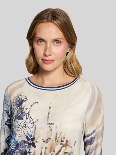Betty Barclay Loose fit 3/4-shirt van viscosemix Beige - 3