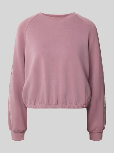 EA7 Emporio Armani Sweatshirt met contraststrepen Rosé - 2