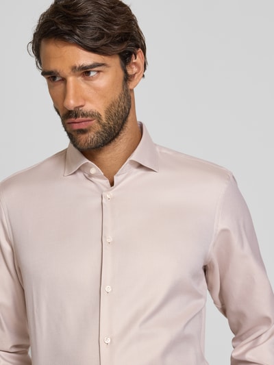 Jake*s Regular fit zakelijk overhemd met knoopsluiting Zand - 3