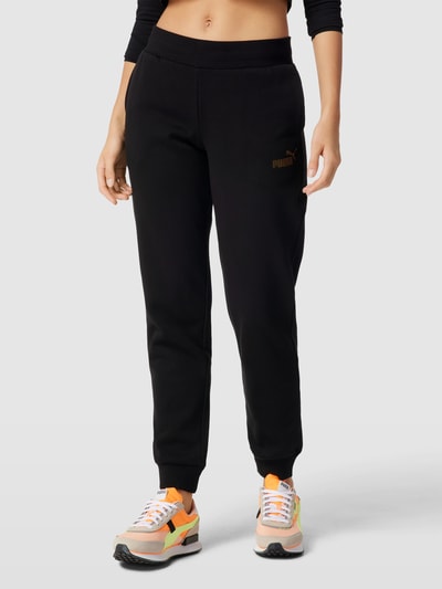 Puma Sweatpants mit Label-Print Black 4