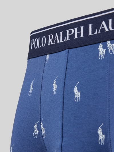 Polo Ralph Lauren Underwear Bokserki z elastycznym paskiem z logo w zestawie 3 szt. Niebieski 2