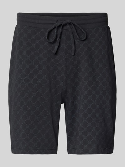 JOOP! Collection Szorty z dzianiny dresowej męskie JOOP! Collection;Czysta bawełna;Luźny krój;Elastyczny pas z trokami;Szerokość w pasie w rozmiarze M: 44 cm;Długość wewnętrzna nogawki w rozmiarze M: 20 cm  2