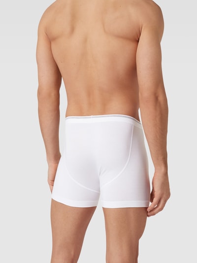 Schiesser Boxershort met siernaden Wit - 4