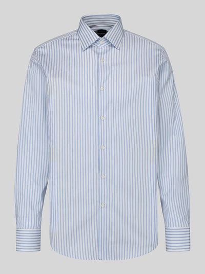 BOSS Regular Fit Businesshemd aus Baumwoll-Mix Modell 'H-Joe-kent' Bleu 2
