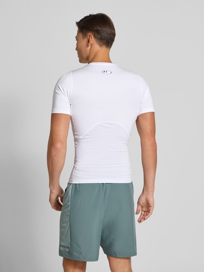 Under Armour T-Shirt mit Label-Print Weiss 5