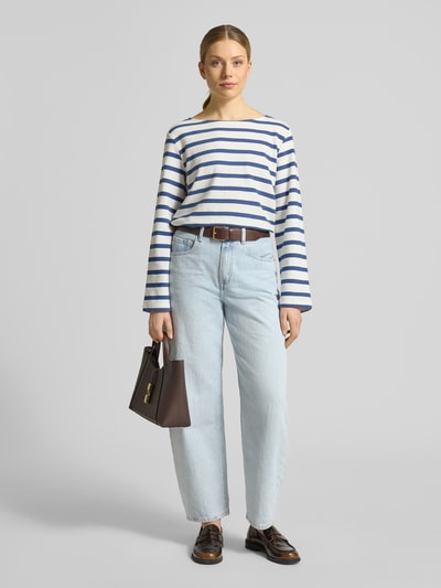 s.Oliver RED LABEL relaxed fit sweatshirt van puur katoen Lichtblauw - 1