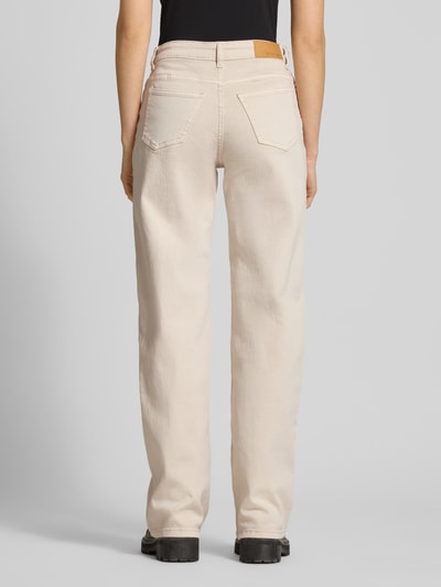 NOISY MAY® Straight Fit Jeans im 5-Pocket-Design Modell 'Olanda' Offwhite 5
