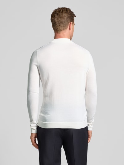 Drykorn Strickpullover aus Merinowolle Modell 'ARWON' Offwhite 5