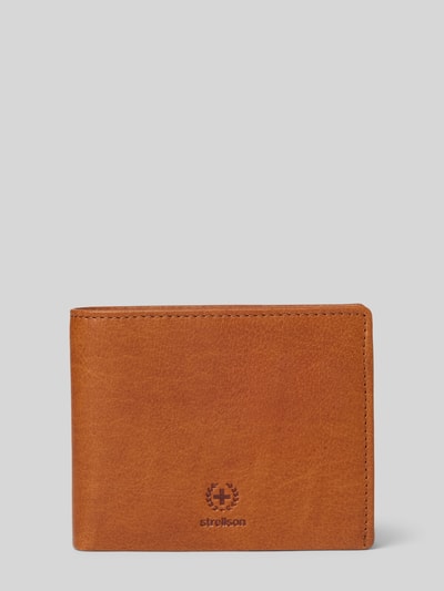 Strellson Portemonnaie aus Leder Modell 'BILLFOLD' Cognac 1