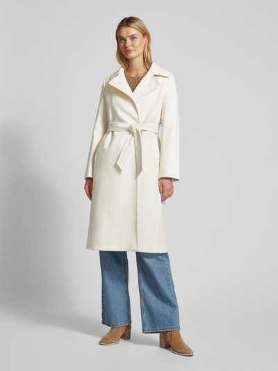 Max Mara Studio Jas met tailleriem Wit - 4