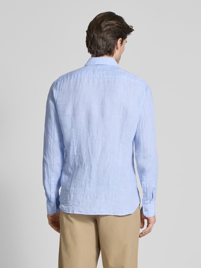 JOOP! Collection Slim Fit Leinenhemd mit Haifischkragen Hellblau 5