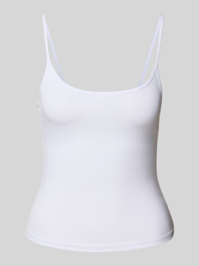 REVIEW Trägertop mit Rundhalsausschnitt Weiss 2