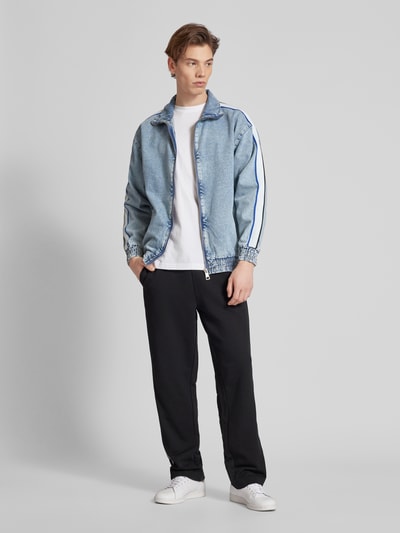 Hugo Blue Jeansjacke mit Stehkragen Modell 'Yohji' Hellblau 1