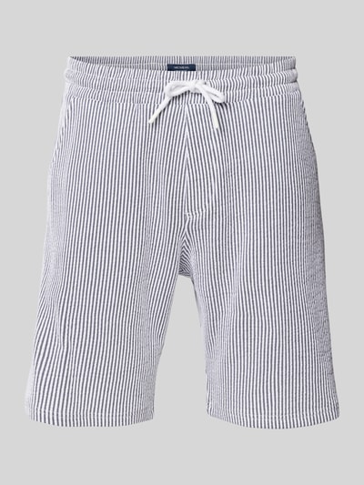 MCNEAL Slim Fit Shorts mit Eingrifftaschen  Dunkelblau 2