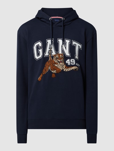 Gant Hoodie mit Logo Marine 2