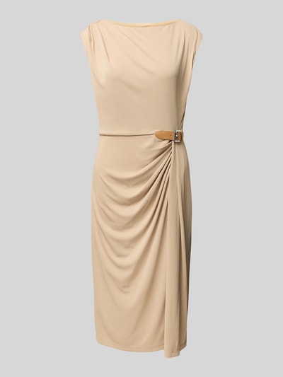 Lauren Ralph Lauren Knielange jurk met plooien, model 'BRECKA' Zand - 2