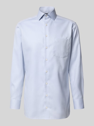 OLYMP Modern Fit Business-Hemd mit Kentkragen Modell 'Global Kent' Silber 2