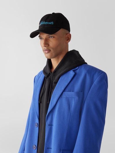 VETEMENTS Cap mit Label-Print Schwarz 1